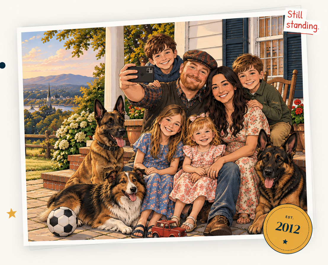 The Olde Dominion Dad family